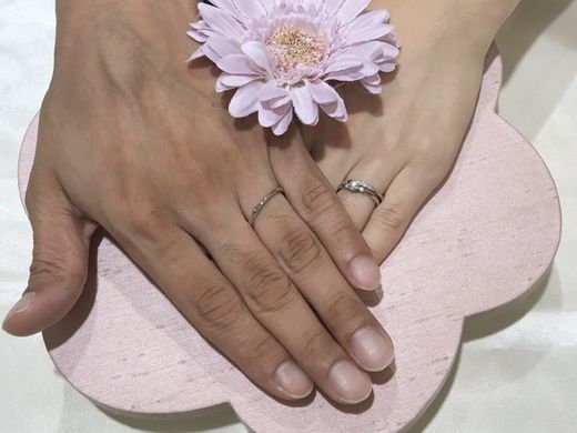 楽しく指輪を選ぶことができました