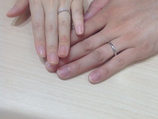 満足いく指輪選びができました