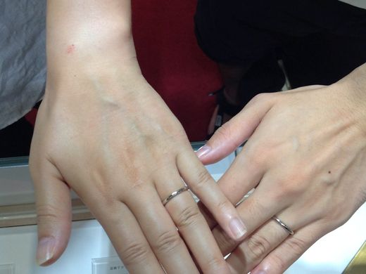 満足のいく指輪を購入できました