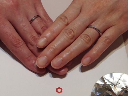 素敵なリングと幸せに過ごしていきます♪