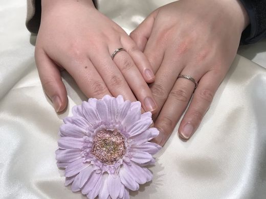 まさに自分たちがほしかった指輪に出会えました！！