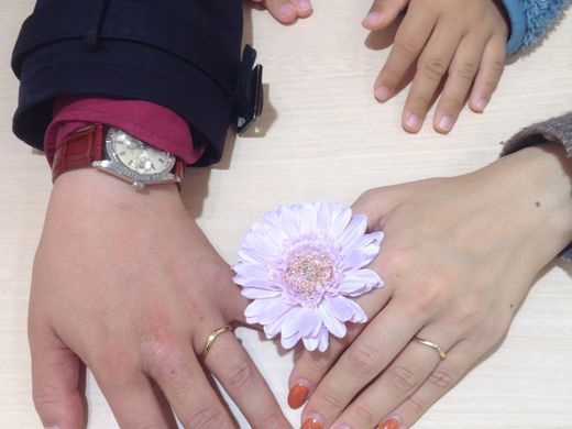 おかげ様で良い指輪を選ぶ事ができました