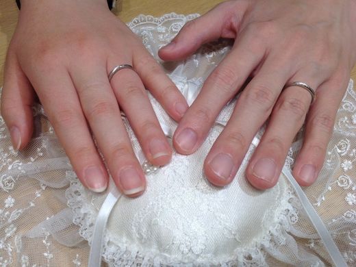 納得のいく指輪を見つけることができました