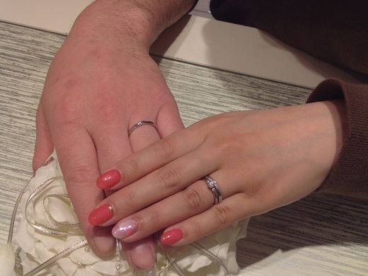 楽しい指輪選びが出来ました