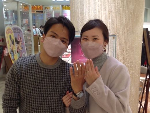 指輪の着け心地が良いと評判