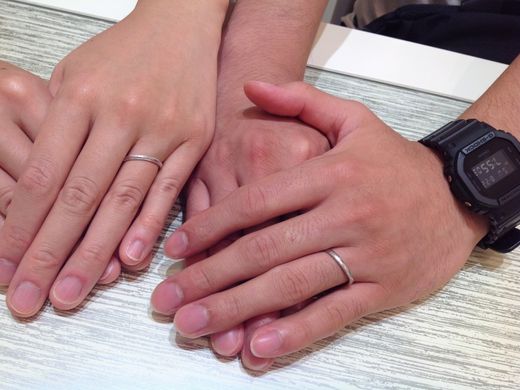 楽しく指輪選びができました。