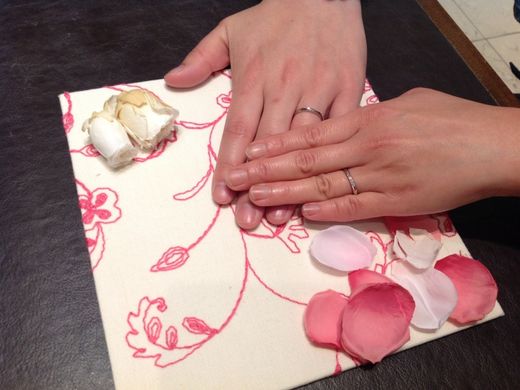 自分たちにベストなリングを選んで頂いた