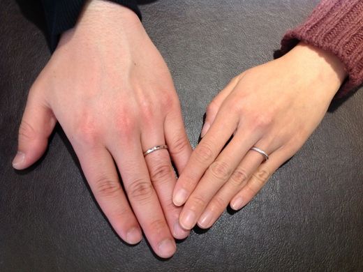 指輪選びが楽しかった！