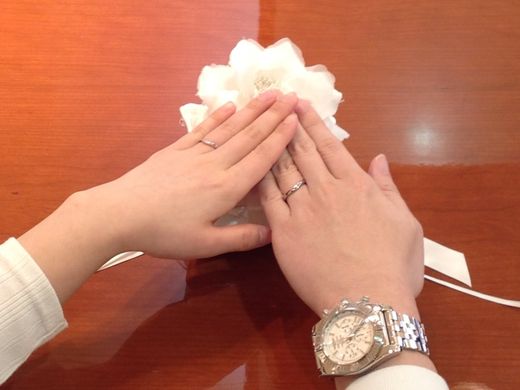 最適な指輪をおすすめいただきました。