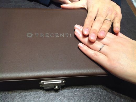 一生物の宝物を二人で納得して購入できました♪