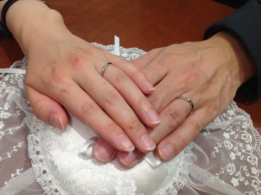 気に入った指輪を見つけることができました。