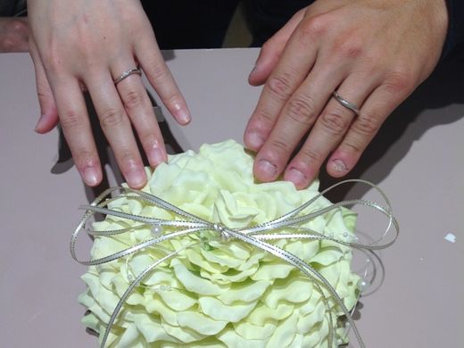 楽しく指輪を選べました！