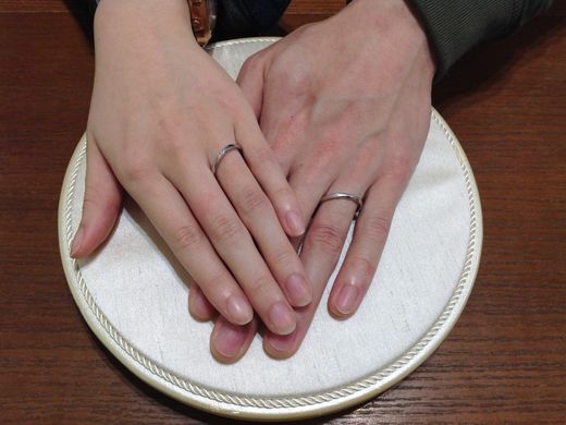 納得のいく指輪が見つかったので良かったです