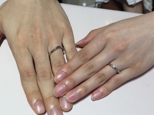 お二人らしいリング