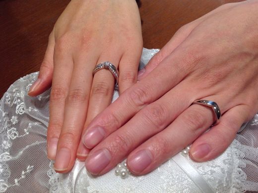 妻の目もダイヤのように輝いていました！！