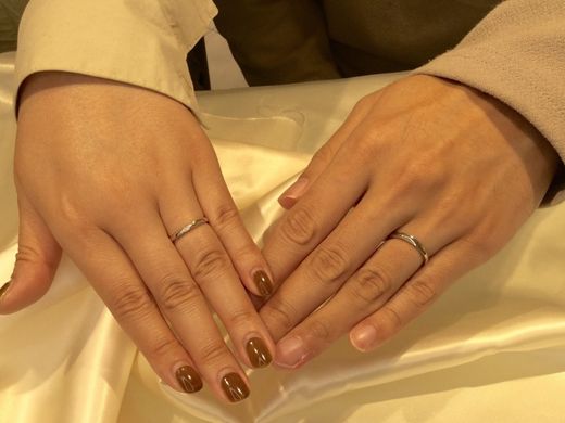 思っていた物以上の指輪に出会えた＊