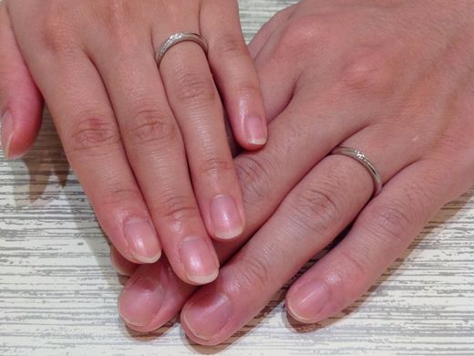 納得できる指輪選びができました。