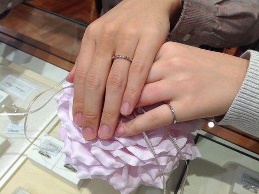 いい結婚指輪を紹介いただきありがとうございます