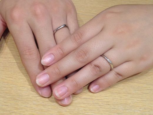 自分達の納得のいく指輪を見つけることができ良かったです