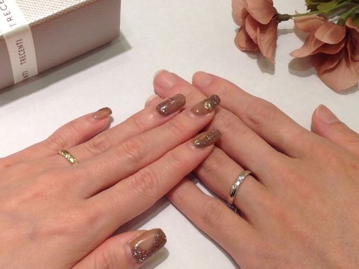 自分たちだけの特別なリングに巡り合えました♡