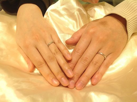 一生ものの指輪になりました