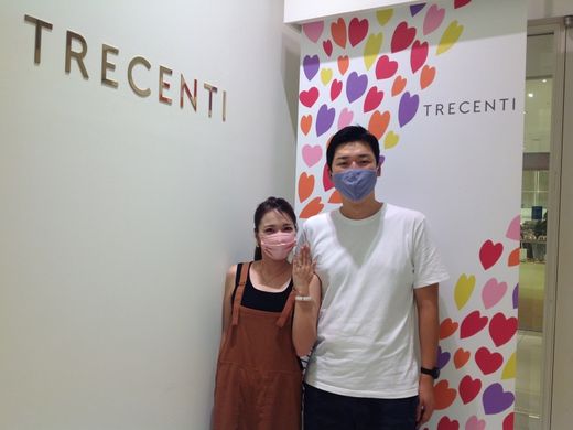 ダイヤモンドの輝きが今まで見たものとは全然違った