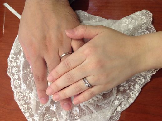 好みのリングが選べました♪