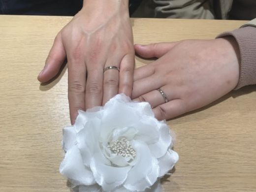 一生ものとして安心して結婚指輪を購入することができました