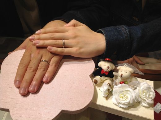 満足できる指輪を選ぶことができました。