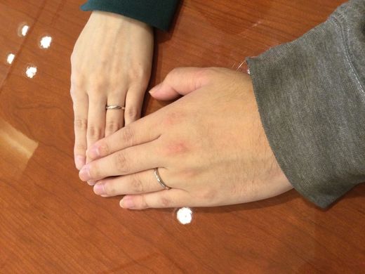 指に合うデザインが見つかった