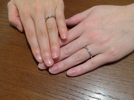 ネットで見て、リングがきれいだと思い来店しました