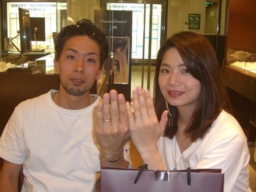 ふたりのための、たったひとつのダイヤモンド☆彡