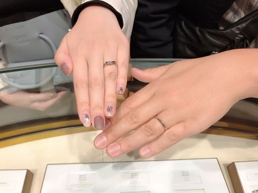 楽しく指輪を選ぶことができました