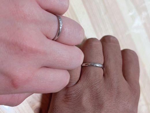 ずっと着けても気にならないようなものを選びたいと思っていました