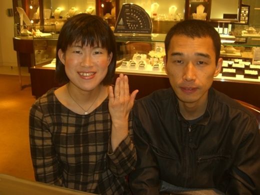 とても和やかな雰囲気でリング選びの時間が楽しかったです