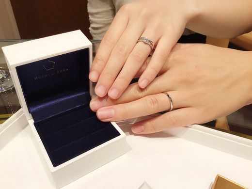 エンゲージリングが決め手でした！