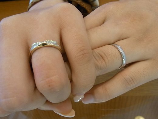 素敵なマリッジリングをありがとうございました。