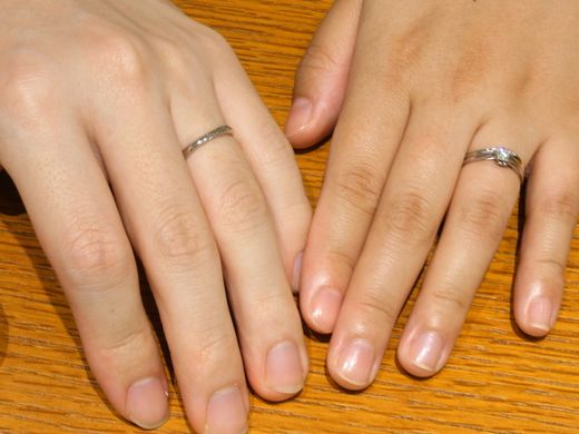 婚約指輪と結婚指輪の両方を購入しました