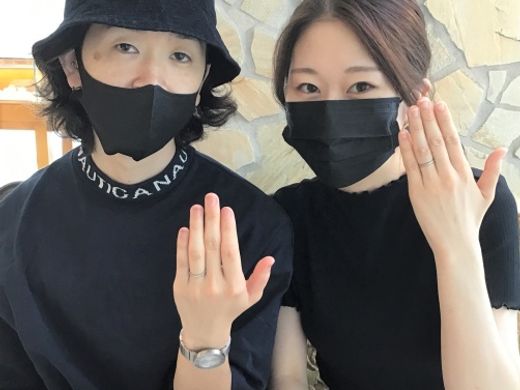 個性的な結婚指輪