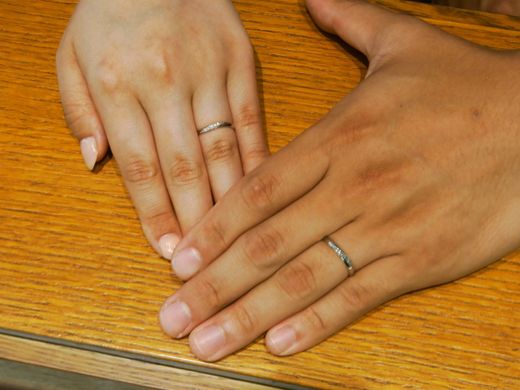 ゆったりした雰囲気の中で選べました！