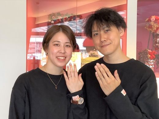 【福井店】2人のイメージ通りの指輪が選べました。