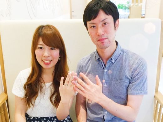 ピンクダイヤを選びました！