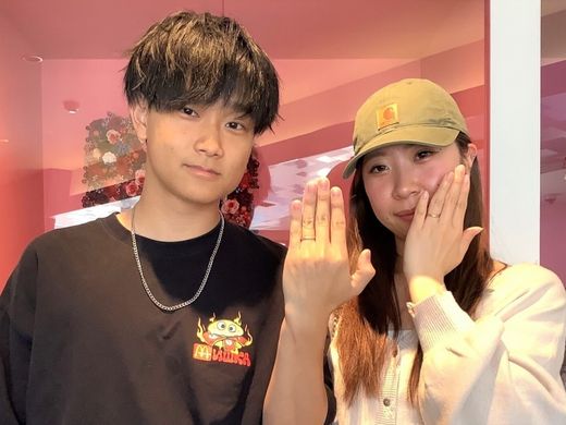【福井店】指輪に似合う人生を歩めるよう夫婦で頑張ります。