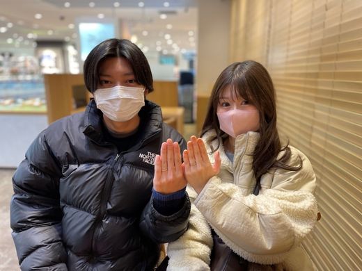 【なんばパークス店】ここで指輪を買えて良かったです。