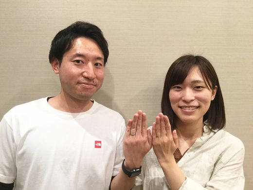 【金沢店】納得するとても素敵なリングを見つけることができて大満足です。