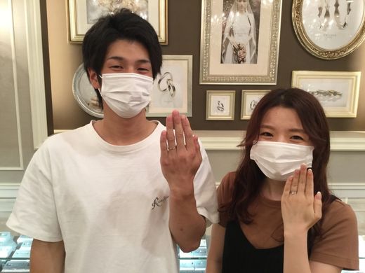 【金沢店】自分の望んでいた指輪に出会えた為、すごく満足しています。
