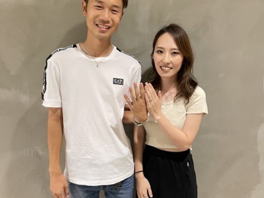 【なんばパークス店】多様なリングを扱っていたので、比較できて良かったです