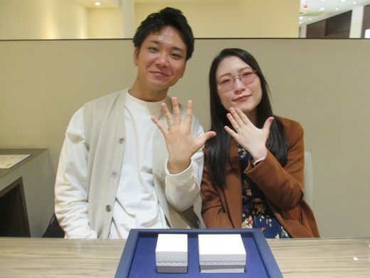 【熊本店】お気に入りのデザインの指輪が見つかりました！