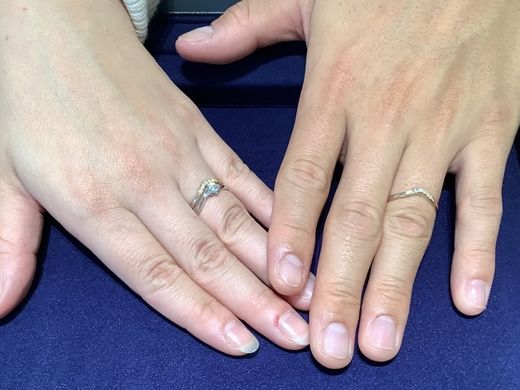 【沖縄店】自分好みの指輪を選ぶことが出来て満足！