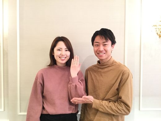 【金沢店】素敵でかわいらしいリングを選ぶことができました☆